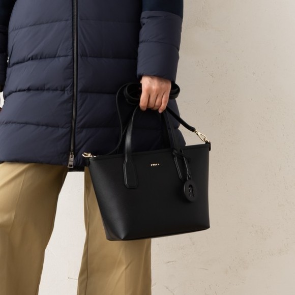 Furla Shoulder Black Bag - Picture 1 of 9